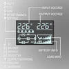 QOLTEC 52280 Nepertraukiamo maitinimo šaltinis UPS / 1kVA / 1000W / Galios koeficientas 1.0 / LCD / EPO / USB / Prisijungę