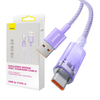 Greitas įkrovimas USB-C Baseus Flash, QC 3.0, Huawei SCP, Samsung AFC, 5A, 1m (žalia)