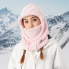 Qunature Arctic Velvet Ski Balaclava Size L – Rožinė