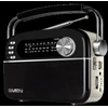 Garsiakalbis SVEN SRP-505, juodas (3W, Bluetooth, FM/AM/SW, USB, Micro SD, AUX, baterija)
