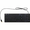 Klaviatūra „KeySonic Industrie-TAS“, silikonas, IP68, juodas, KSK-6031INEL-B(DE)