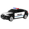 Ramiz 1:24 R/C licencijuotas policijos automobilis Bmw X 6 Juodas Police