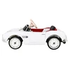 Autko BMW 507 Retro elektryczne vaikams Baltas roadster
