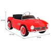 Ramiz Elektromobilis BMW 507 Retro, Raudona