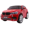 Ramiz Dvivietis elektromobilis BMW X6M XXL, lakuotas raudonas