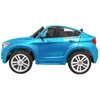 Ramiz Dvivietis elektromobilis BMW X6M XXL, lakuotas mėlynas