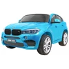 Ramiz Dvivietis elektromobilis BMW X6M XXL, lakuotas mėlynas