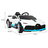 Ramiz Elektromobilis Bugatti Divo, Baltas