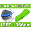 Spyruoklių apsaugos danga batutui SkyRamiz 366cm/12FT, Žalia