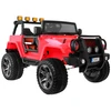 Ramiz Elektromobilis Jeep Monster 4x4, Raudona