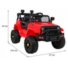 Ramiz Elektromobilis Jeep Dark Night, Raudona