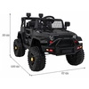 Ramiz Elektromobilis vaikams Jeep Dark night, juodas
