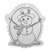 Jokomisiada Christmas medžio hangers coloring page