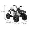 Ramiz Elektrinis keturratis ATV AIR, Baltas