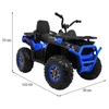 Ramiz Mėlyna Elektrinis keturratis ATV Desert, Mėlyna