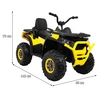Ramiz Elektrinis keturratis ATV Desert, Geltona