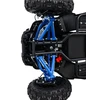 Ramiz Quad Highper Baterija Mėlyna 35km/h + 1000W variklis be šepetėlių + pripučiami ratai + sėdynės reguliavimas