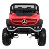Ramiz Elektromobilis Mercedes Benz Unimog 4x4, Raudona