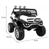 Ramiz Elektromobilis Mercedes Benz Unimog 4x4, Baltas