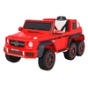 Ramiz Elektrinė mašina vaikams Mercedes G63 6x6 AMG Raudona