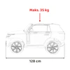 Triton Elektromobilis Range Rover SUV Lift, Raudona