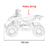 1Deame RENEGADE HIPERFECT 49CC dujomis varomos transporto priemonės Žalias