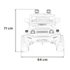 Rožinė Elektromobilis Toyota FJ Cruiser 4x4, Rožinė