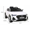 Ramiz Elektromobilis vaikams Audi E- Tron QLS-6688, 4x4, baltas