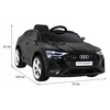 Ramiz Elektromobilis vaikams Audi E- Tron QLS-6688, 4x4, juodas