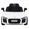 Ramiz Audi R8 na akumulator vaikams Baltas + Pilot + EVA + Wolny Start + MP3 LED