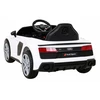 Lean Cars Vienvietis elektromobilis vaikams: Audi R8 Lift A300, baltos spalvos