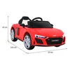 Ramiz Elektromobilis Audi R8 LIFT, Raudona