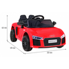 Ramiz Elektromobilis Audi R8, Raudona