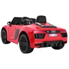 Ramiz Elektromobilis Audi R8 Spyder, raudonas