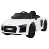 Ramiz Elektromobilis Audi R8 Spyder, baltas