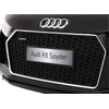 Ramiz Elektromobilis Audi R8 Spyder, juodas