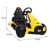 Ramiz Vaikiškas elektrinis motoroleris su 2 greičiais ir muzikos funkcija, iki 35 kg, mėlynas