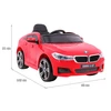 Ramiz Elektrinė mašina vaikams BMW 6 GT raudonos spalvos