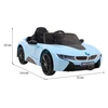 Ramiz Elektrinė mašina vaikams BMW I8 LIFT mėlynos spalvos