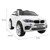 Ramiz Elektromobilis BMW X6M, Baltas