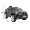 Ramiz Elektromobilis BMW X6M, Juodas