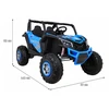 Ramiz Mėlyna Elektrinis Buggy UTV-MX, 4x4, Mėlyna