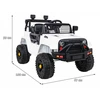 Ramiz Elektromobilis Jeep Dark Night, Baltas