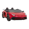 Dvivietis elektromobilis Lamborghini Aventador SV, Raudona