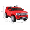 Ramiz Elektromobilis Land Rover Discovery, raudonas