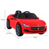 Ramiz Elektrinė mašina vaikams Maserati Ghibli raudonos spalvos