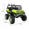Ramiz Elektromobilis Mercedes Benz Unimog 4x4, Žalias