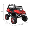 Ramiz Elektromobilis Mercedes Benz Unimog 4x4, Raudona