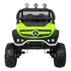 Ramiz Elektromobilis Mercedes Benz Unimog 4x4, Žalias