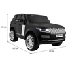 Land Rover Dvivietis elektromobilis Range Rover HSE, Juodas